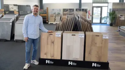 Raumtrend Hinze – Classen Laminat Ausstellung in Darmstadt.
