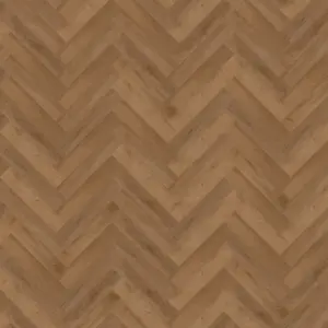 Eiche natürlich braun Fischgrät - Wineo Vinyl-Design